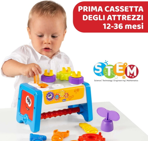 GIOCO 2 IN 1 CASSETTA DEGLI ATTREZZI 