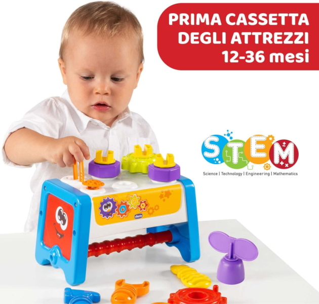 GIOCO 2 IN 1 CASSETTA DEGLI ATTREZZI 