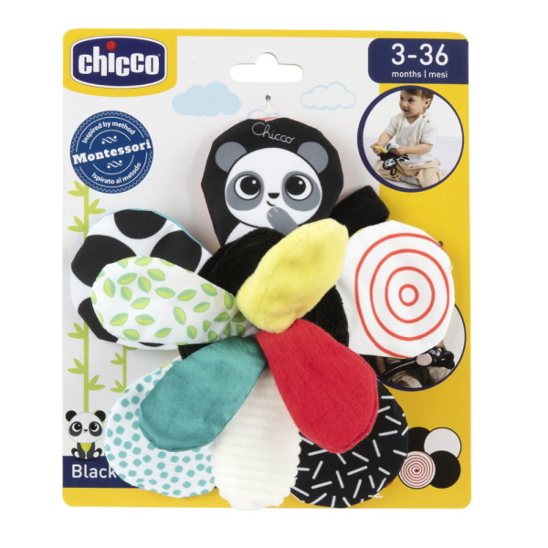 GIOCO  FIORE BIANCO E NERO