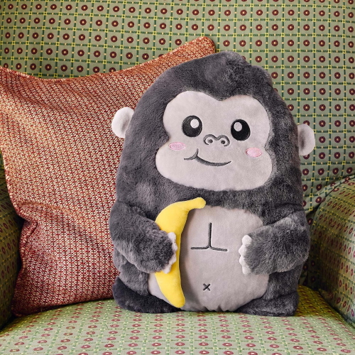 SUPER SOFT! - CUSCINO PELUCHE GORILLA