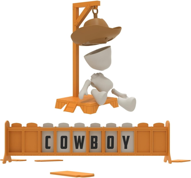 SALVA IL COWBOY 27X27X7 CM 1319 *