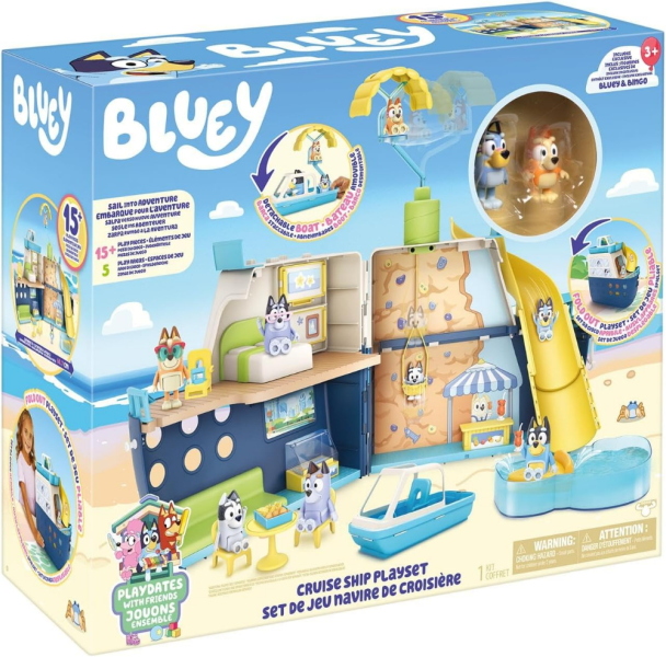 BLUEY NAVE DA CROCIERA 46X38X17 CM 19393 *