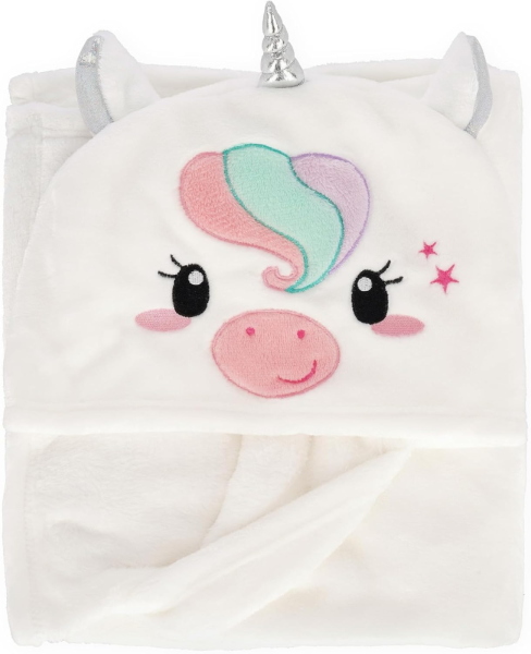 COSY HUGS! - COPERTA CON CAPPUCCIO - UNICORN