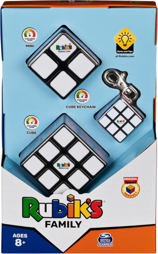 CUBO DI RUBIK SET FAMILY 3X3 2X2 E PORTACHIAVI