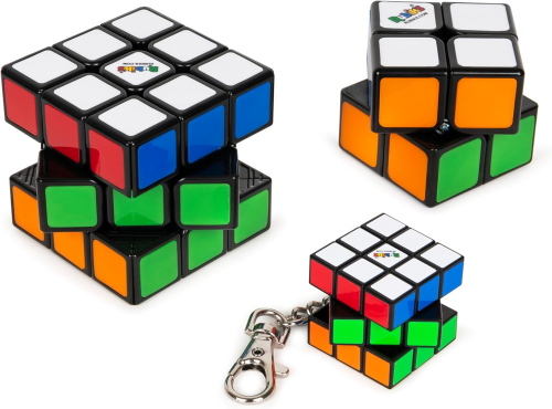 CUBO DI RUBIK SET FAMILY 3X3 2X2 E PORTACHIAVI