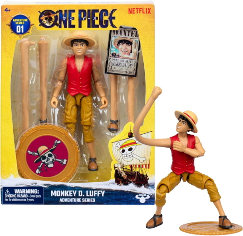 ONE PIECE ACTION FIGURE 15 CM MONKEY ACCESSORI E BRACCIA ALLUNGABILI