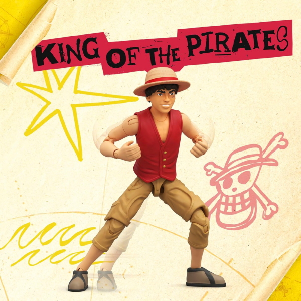 ONE PIECE ACTION FIGURE 15 CM MONKEY ACCESSORI E BRACCIA ALLUNGABILI