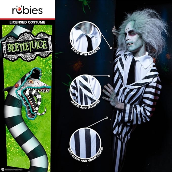 COSTUME SUCCO DI BEETLEJUICE ADULTO
