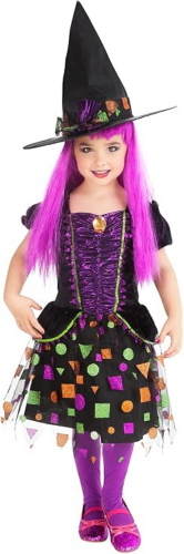 COSTUME STREGA TOP SYMBOL BIMBA TAGLIA S 3-4 ANNI