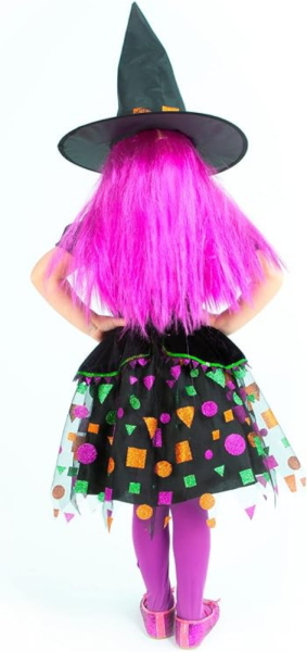 COSTUME STREGA TOP SYMBOL BIMBA TAGLIA S 3-4 ANNI