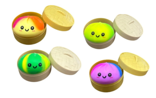 DUMPLING RAVIOLO SQUISHY CON CESTINO 9 CM