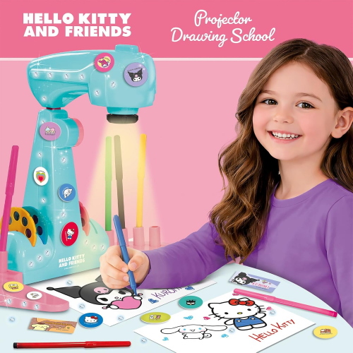 HELLO KITTY AND FRIENDS PROIETTORE PROJECTOR DRAWING SCHOOL