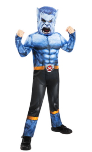 COSTUME AVENGERS DOOMSDAY BESTIA DELL'APOCALISSE CLASSIC BIMBO TAGLIA M 9-10 ANNI
