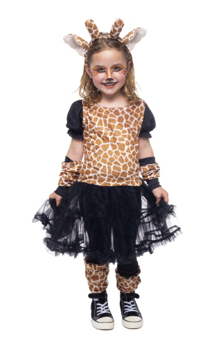 COSTUME GIRAFFA CON TUTU BIMBA TAGLIA S