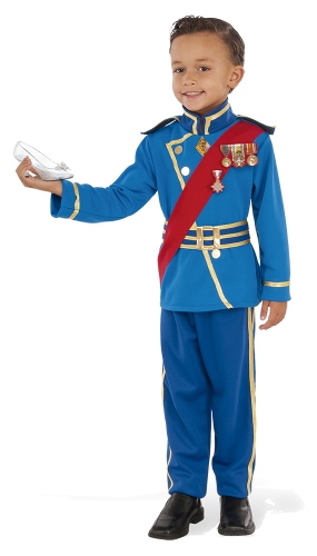COSTUME PRINCIPE REALE BIMBO TAGLIA S 3-4 ANNI