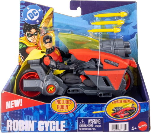 DC COMIC BATMAN  6 INCH ROBIN CYCLE VEH