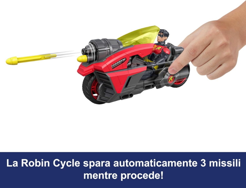 DC COMIC BATMAN  6 INCH ROBIN CYCLE VEH