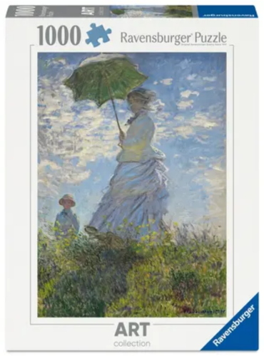 PUZZLE 1000 PZ ART COLLECTION MONET: DONNA CON OMBRELLO GIRATA VERSO SINISTRA