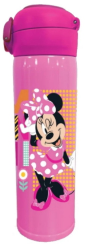 BORRACCIA BOTTIGLIA TERMICA MINNIE MOUSE TOPOLINA 500 ML CON CANNUCCIA
