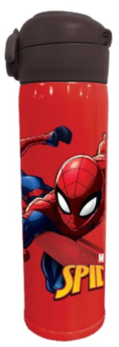 BORRACCIA BOTTIGLIA TERMICA SPIDERMAN 500 ML CON CANNUCCIA