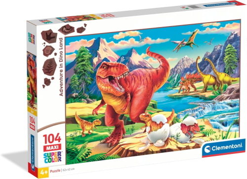 PUZZLE 104 PZ MAXI DINOSAURI