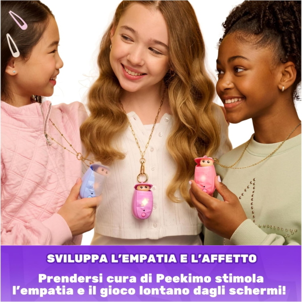 PEEKIMO CUCCIOLO INTERATTIVO ROSA INDOSSABILE 6077726