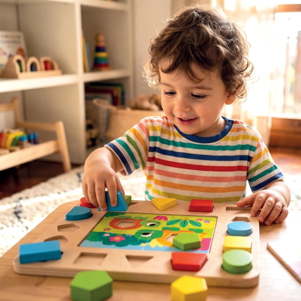 IL GIOCAFORME IN LEGNO PANNELLI MONTESSORIANI