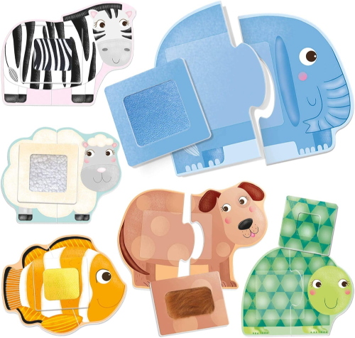 ANIMALI TATTILI MONTESSORI COMPONI TOCCA E IMPARA