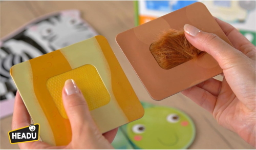 ANIMALI TATTILI MONTESSORI COMPONI TOCCA E IMPARA