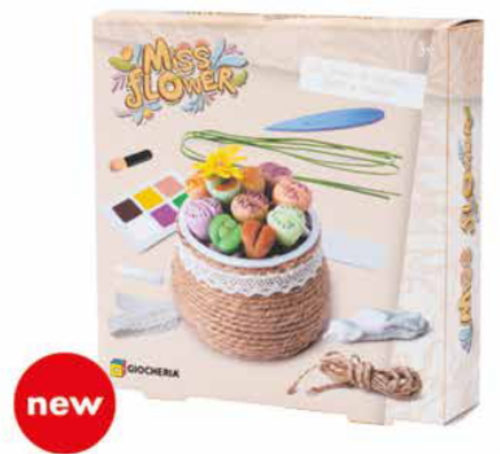 A DI ARTE - MISS FLOWER PIANTA GRASSA MULTICOLORE