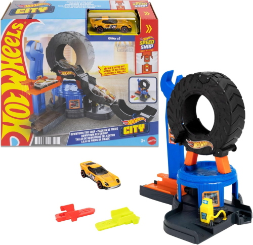HOT WHEELS - CITY PLAYSET PNEUMATICI