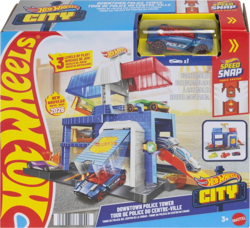 HOT WHEELS - CITY PLAYSET POSTA E POLIZIA