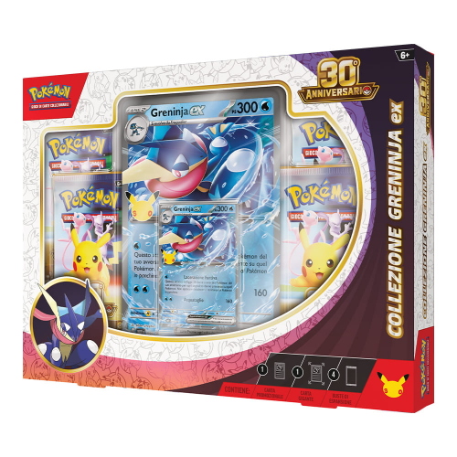 CARTE POKEMON 30° ANNIVERSARIO COLLEZIONE GRENINJA-EX (16 SETTEMBRE 2026)