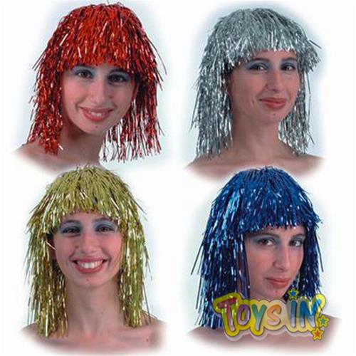 PARRUCCA METALLIZZATA COLORI ASSORTITA
