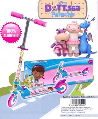 MONOPATTINO 2 RUOTE DOTTORESSA PELUCHE