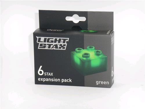 MATTONCINI LED SET ESTENSIONE DA 6 LIGHT STAX VERDE
