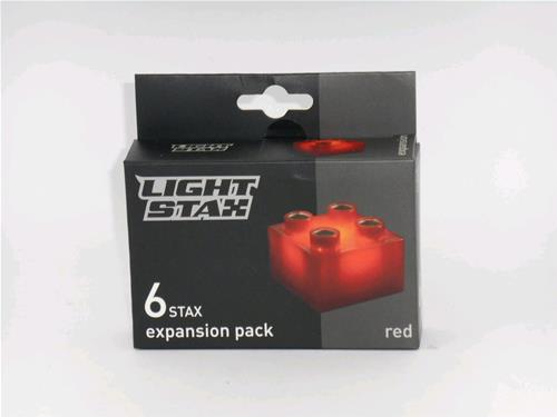 MATTONCINI LED SET ESTENSIONE DA 6 LIGHT STAX ROSSO