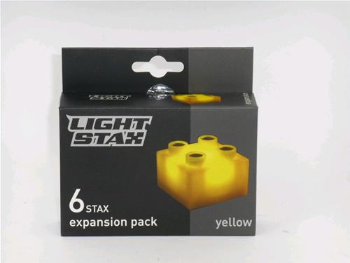 MATTONCINI LED SET ESTENSIONE DA 6 LIGHT STAX GIALLO