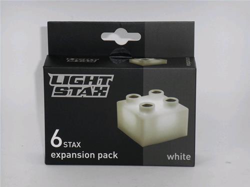 MATTONCINI LED SET ESTENSIONE DA 6 LIGHT STAX BIANCO