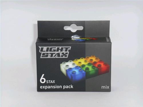 MATTONCINI LED SET ESTENSIONE DA 6 LIGHT STAX (1 PER COLORE)
