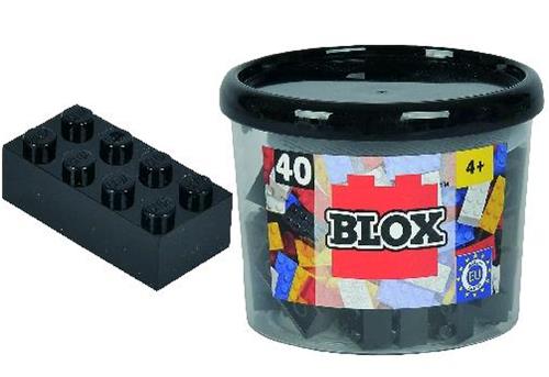 TUBO COSTRUZIONI 40 PZ NERO