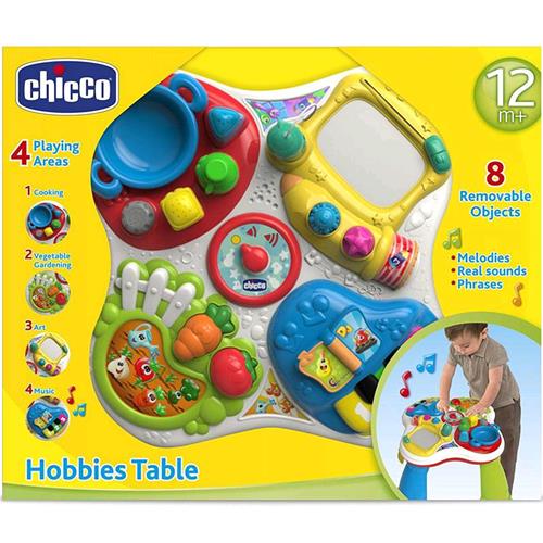 CHICCO TAVOLO DEGLI HOBBY CRESCI E IMPARA ITALIANO/INGLESE TAVOLINO