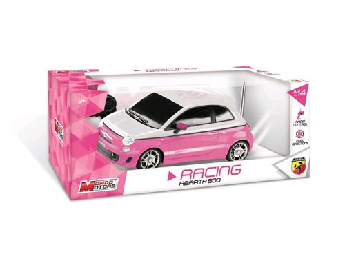 FIAT 500 ABARTH RADIOCOMANDATA ROSA 1:14