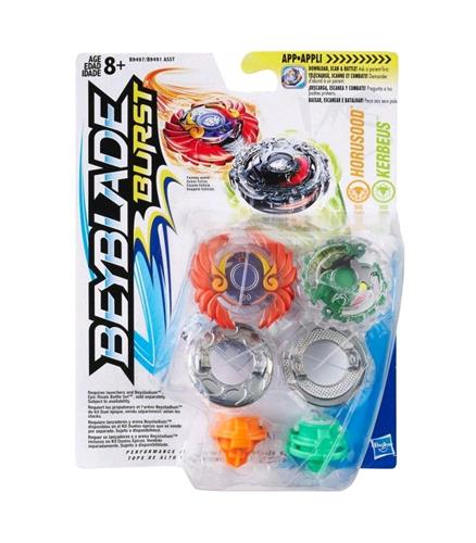 BEYBLADE DUAL PACK 2 TROTTOLE HORUSOOD E KERBEUS