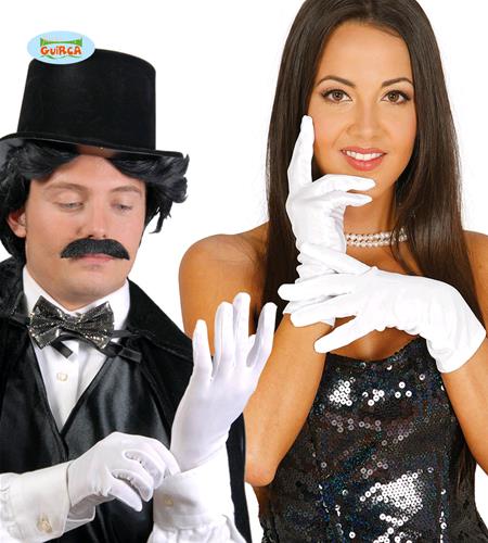 GUANTI MEDI BIANCHI 25 CM