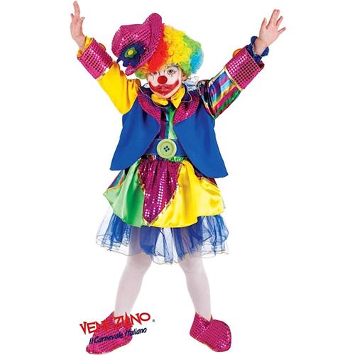 COSTUME PAGLIACCETTA MIS. 6 ANNI