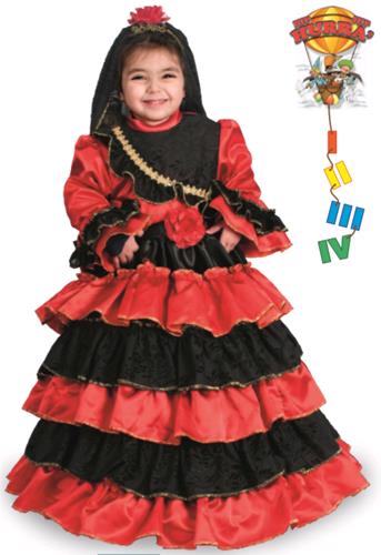 COSTUME SPAGNOLA MIS. 6 ANNI