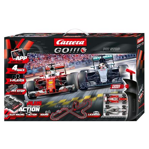 PISTA CARRERA GO PIT STOP 6.8METRI
