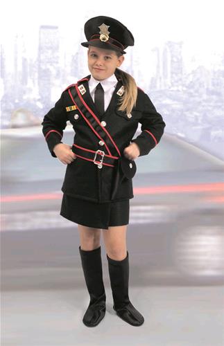 COSTUME FORZE DELLORDINE BAMBINA TAGLIA 5-7 ANNI CARABINIERE