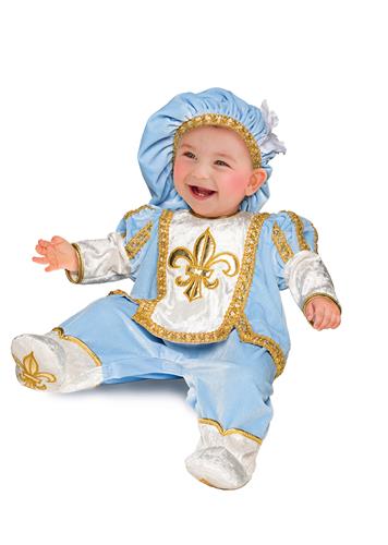 COSTUME PRINCIPE AZZURRO PRINCIPINO SUPERBABY 6/9 MESI